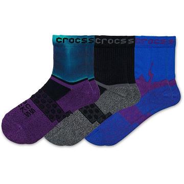 Crocs Adult Quarter Out of this World 3 Pack Men's Socks Multicolor | Australia 1648PJJQ